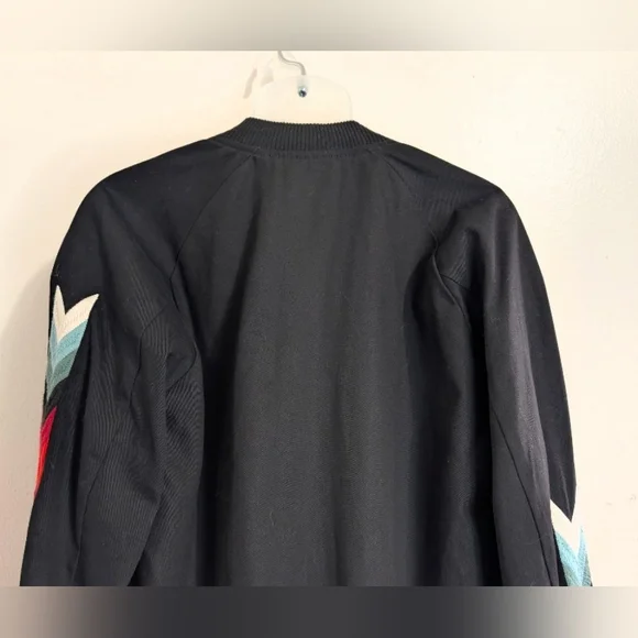 Strivers Row Y2K Preppy Dark Academia Streetwear Embroidered Bomber Jacket L